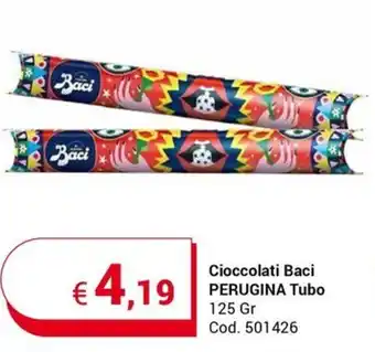 Centro Cash Cioccolati Baci PERUGINA Tubo 125 Gr offerta