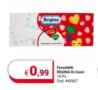 Fazzoletti REGINA Di Cuori 10 Pz
