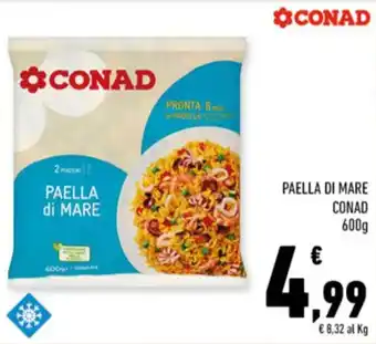 Conad PAELLA DI MARE CONAD 600g offerta