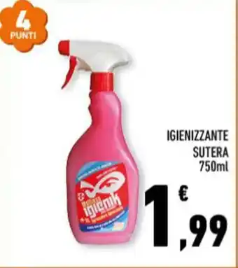 Conad IGIENIZZANTE SUTERA 750ml offerta