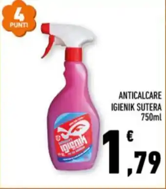 Conad ANTICALCARE IGIENIK SUTERA 750ml offerta