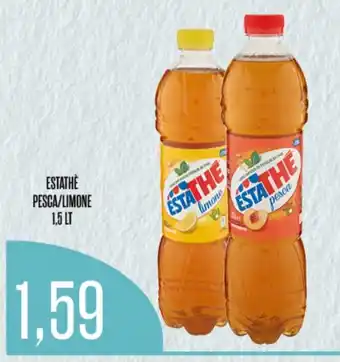 Supermercati Pasquale Prisco ESTATHE PESCA/LIMONE 1.5 LT offerta