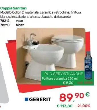 GEBERIT Coppia Sanitari