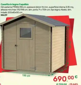 Casetta in legno Capalbio
