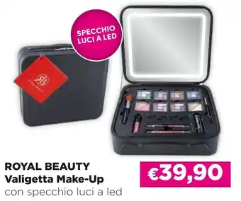 La Saponeria ROYAL BEAUTY Valigetta Make-Up con specchio luci a led offerta