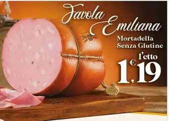 Favola Emiliana Mortadella Senza Glutine