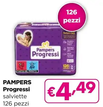 PAMPERS Progressi salviette 126 pezzi