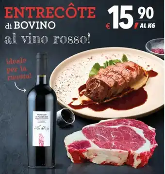A&O Entrecôte di Bovino al vino rosso offerta