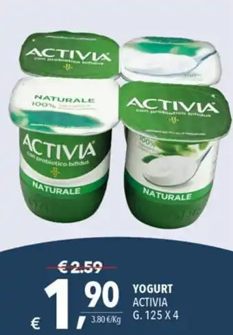 A&O Activia Yogurt 125g x 4 offerta