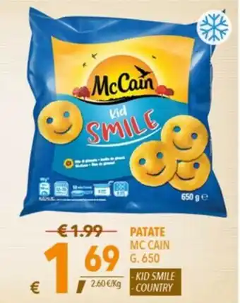 A&O Mc Cain Patate 650g offerta