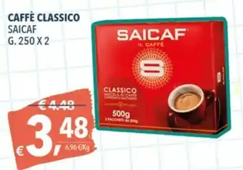 A&O Saicaf Caffè Classico 250g x 2 offerta