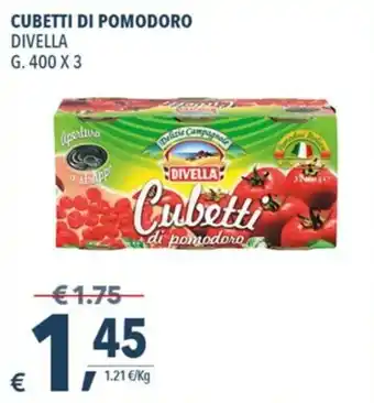 A&O Divella Cubetti di Pomodoro 400g x 3 offerta