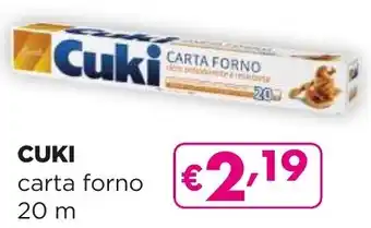 La Saponeria CUKI carta forno 20 m offerta