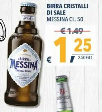 A&O Messina Birra Cristalli di Sale 50cl offerta