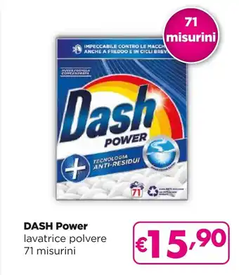 DASH Power lavatrice polvere 71 misurini