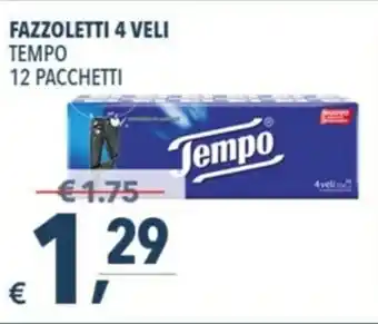 A&O Tempo Fazzoletti 4 Veli 12 pacchetti offerta
