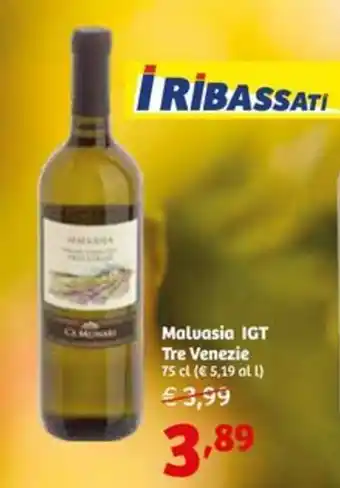 Malvasia IGT Tre Venezie 75 cl