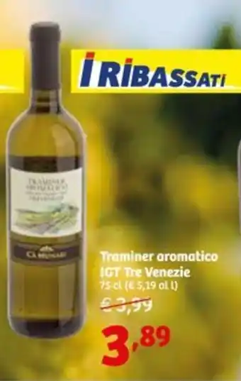 Traminer aromatico IGT Tre Venezie 75 cl.