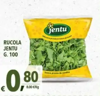 A&O Jentu Rucola 100g offerta