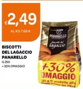 Ekom BISCOTTI DEL LAGACCIO PANARELLO g 250 offerta