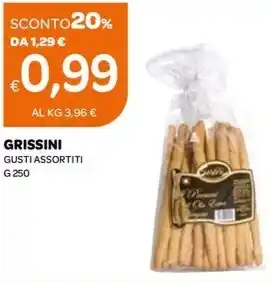 Ekom GRISSINI GUSTI ASSORTITI offerta