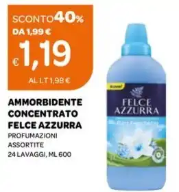 AMMORBIDENTE CONCENTRATO FELCE AZZURRA PROFUMAZIONI ASSORTITE 24 LAVAGGI, ML 600