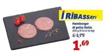 In'S Mercato Hamburger di pollo Italia 200 g offerta
