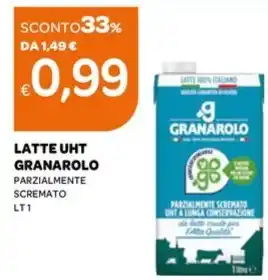 Ekom LATTE UHT GRANAROLO PARZIALMENTE SCREMATO offerta