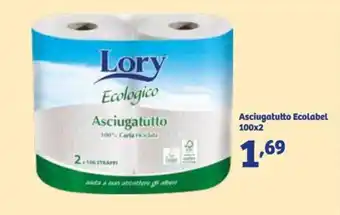 In'S Mercato Asciugatutto Ecolabel 100x2 offerta