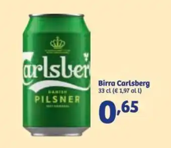 In'S Mercato Birra Carlsberg 33 cl offerta