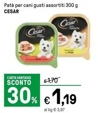 Iper La Grande Cesar Cibo per cani offerta