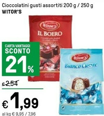 Iper La Grande Witor's Cioccolatini offerta
