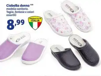 In'S Mercato Ciabatta donna offerta