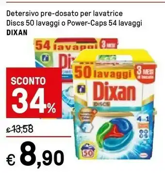 Iper La Grande Dixan Detersivo lavatrice offerta