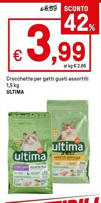 Iper La Grande Ultima Cibo per gatti offerta