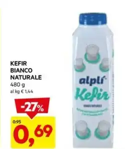 DPiù KEFIR BIANCO NATURALE 480 g offerta