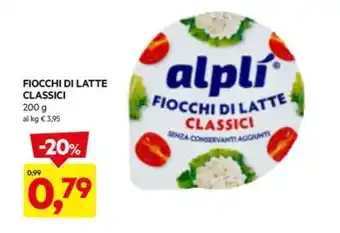 DPiù FIOCCHI DI LATTE CLASSICI offerta