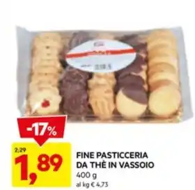 FINE PASTICCERIA DA THÈ IN VASSOIO