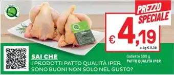 Galletto 500 g PATTO QUALITÀ IPER