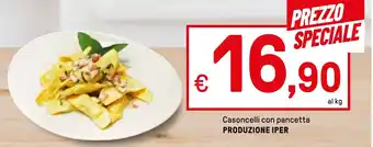 Iper La Grande Casoncelli con pancetta PRODUZIONE IPER offerta