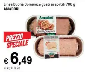 Iper La Grande Linea Buona Domenica gusti assortiti 700 g AMADORI offerta