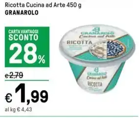 Iper La Grande Ricotta Cucina ad Arte 450 g GRANAROLO offerta