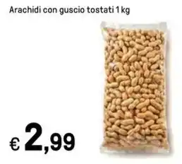 Iper La Grande Arachidi con guscio tostati 1 kg offerta