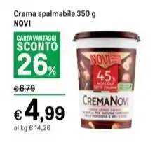 Iper La Grande Crema spalmabile 350 g NOVI offerta