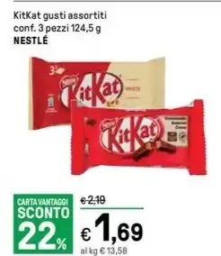 Iper La Grande KitKat gusti assortiti conf. 3 pezzi 124,5 g NESTLÉ offerta