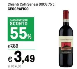 Iper La Grande Chianti Colli Senesi DOCG 75 cl GEOGRAFICO offerta
