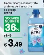 Iper La Grande Ammorbidente concentrato profumazioni assortite 54 lavaggi LENOR offerta