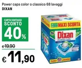 Iper La Grande Power caps color o classico 68 lavaggi DIXAN offerta