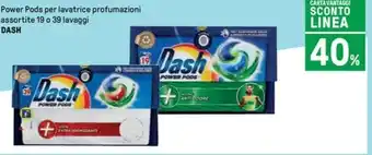Iper La Grande Power Pods per lavatrice profumazioni assortite 19 o 39 lavaggi DASH offerta