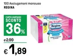 Iper La Grande 100 Asciugamani monouso REGINA offerta